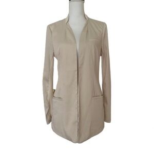 New Vero Moda Woman’s Pump ls Long Beige Blazer, Sz 38